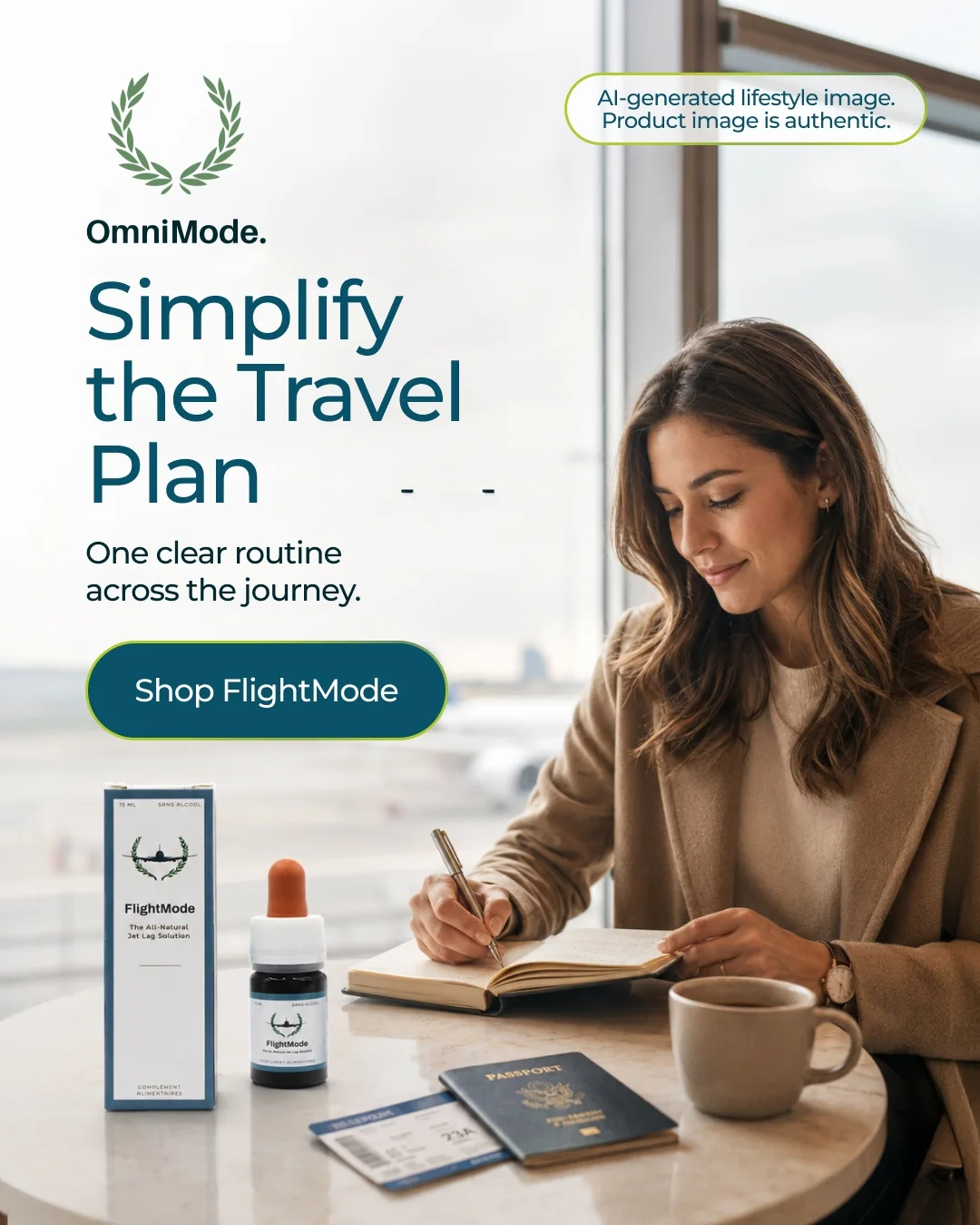 FlightMode Simplify the Travel Plan in 4:5 portrait format